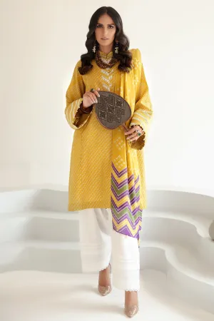 FERAY (ZRW-20944) | Zaha RTW Poplin Collection 2023 | Stitched Lawn Cambric Cotton Suits