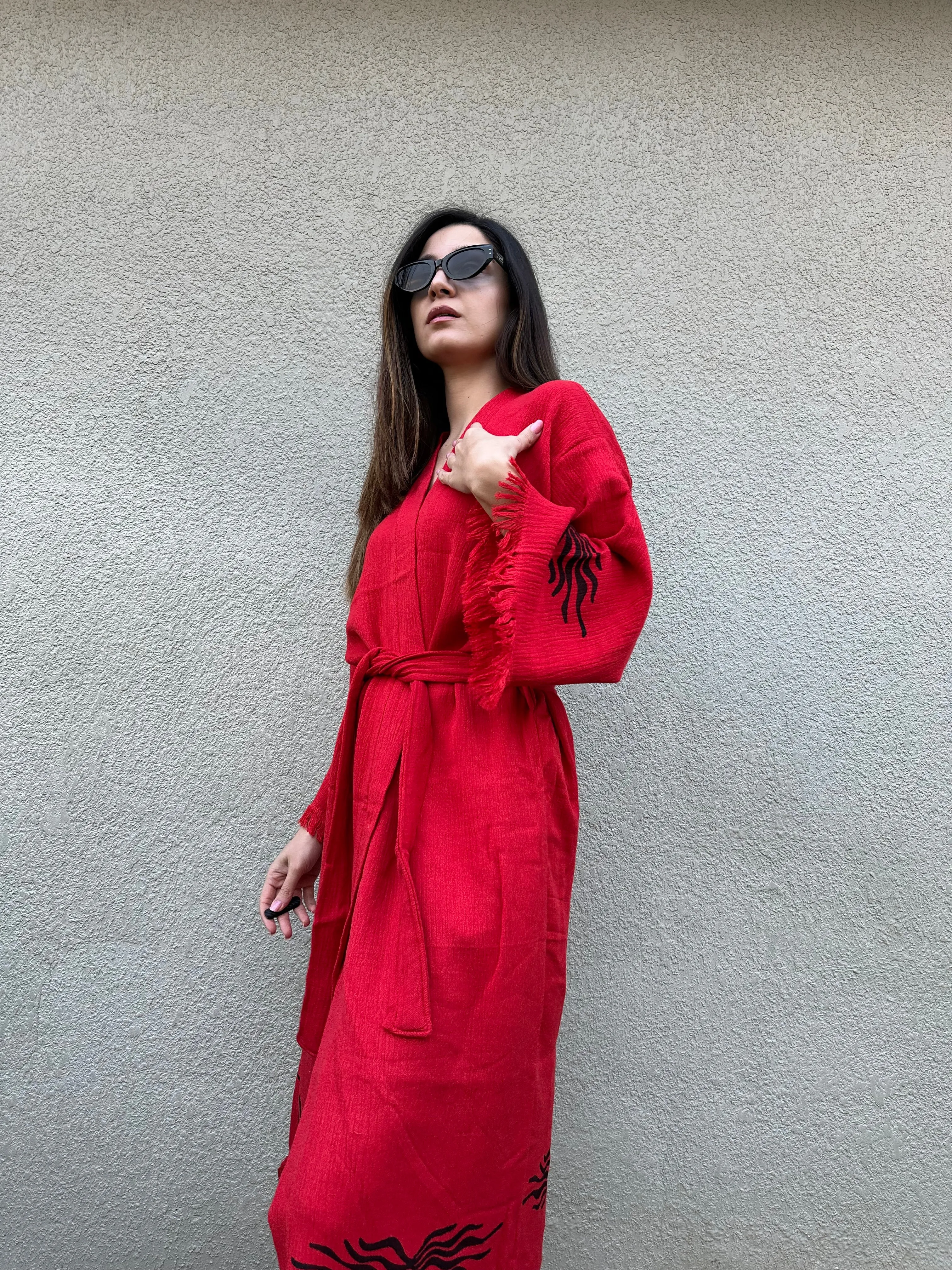 Fire Kimono Robe