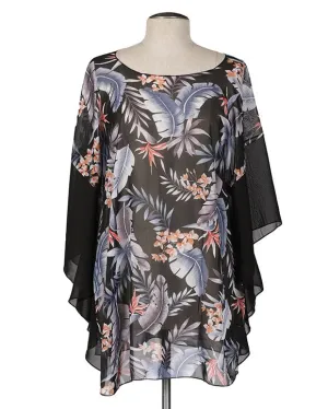 Flower Print Summer Coverup