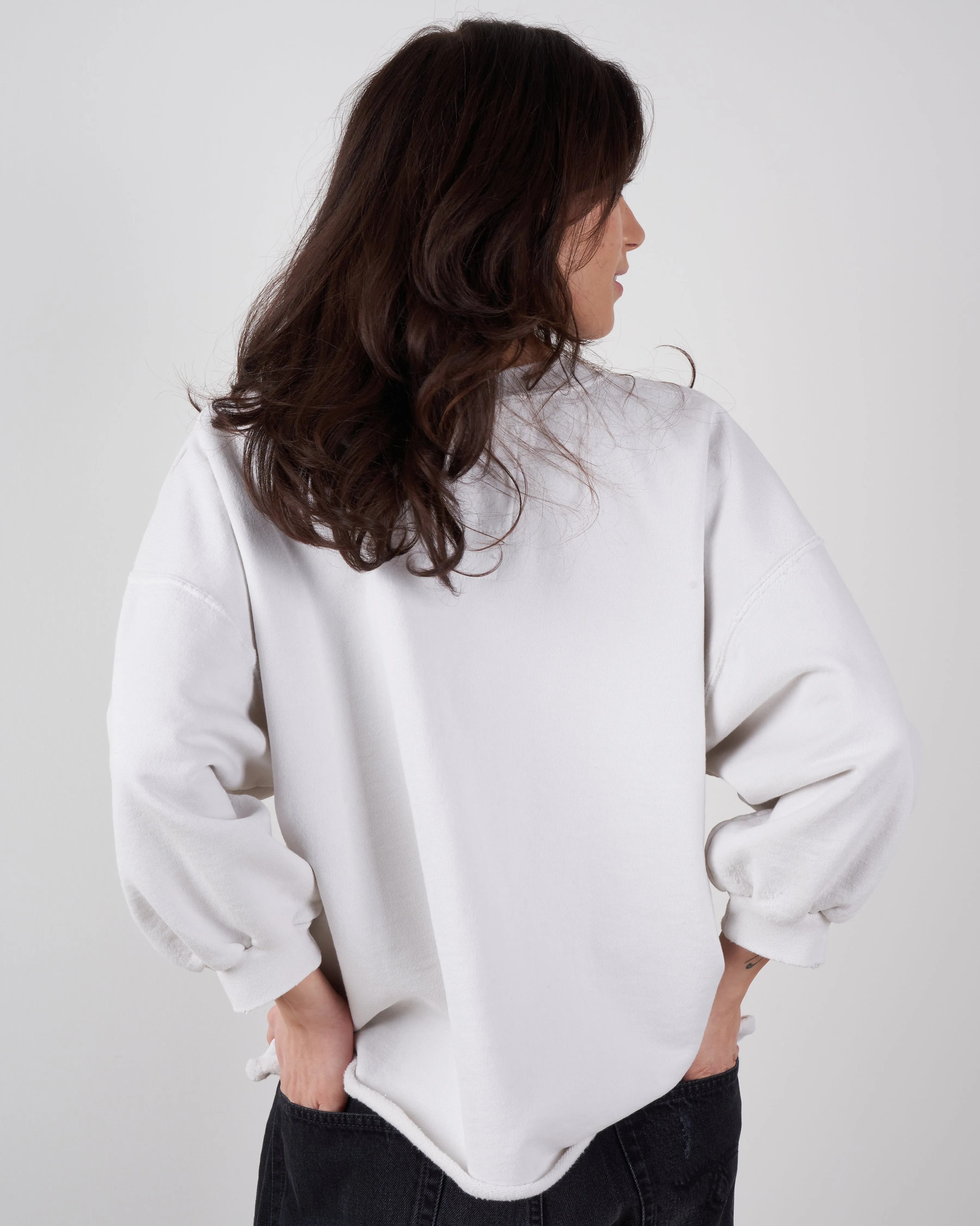 fond sweatshirt - dirty white