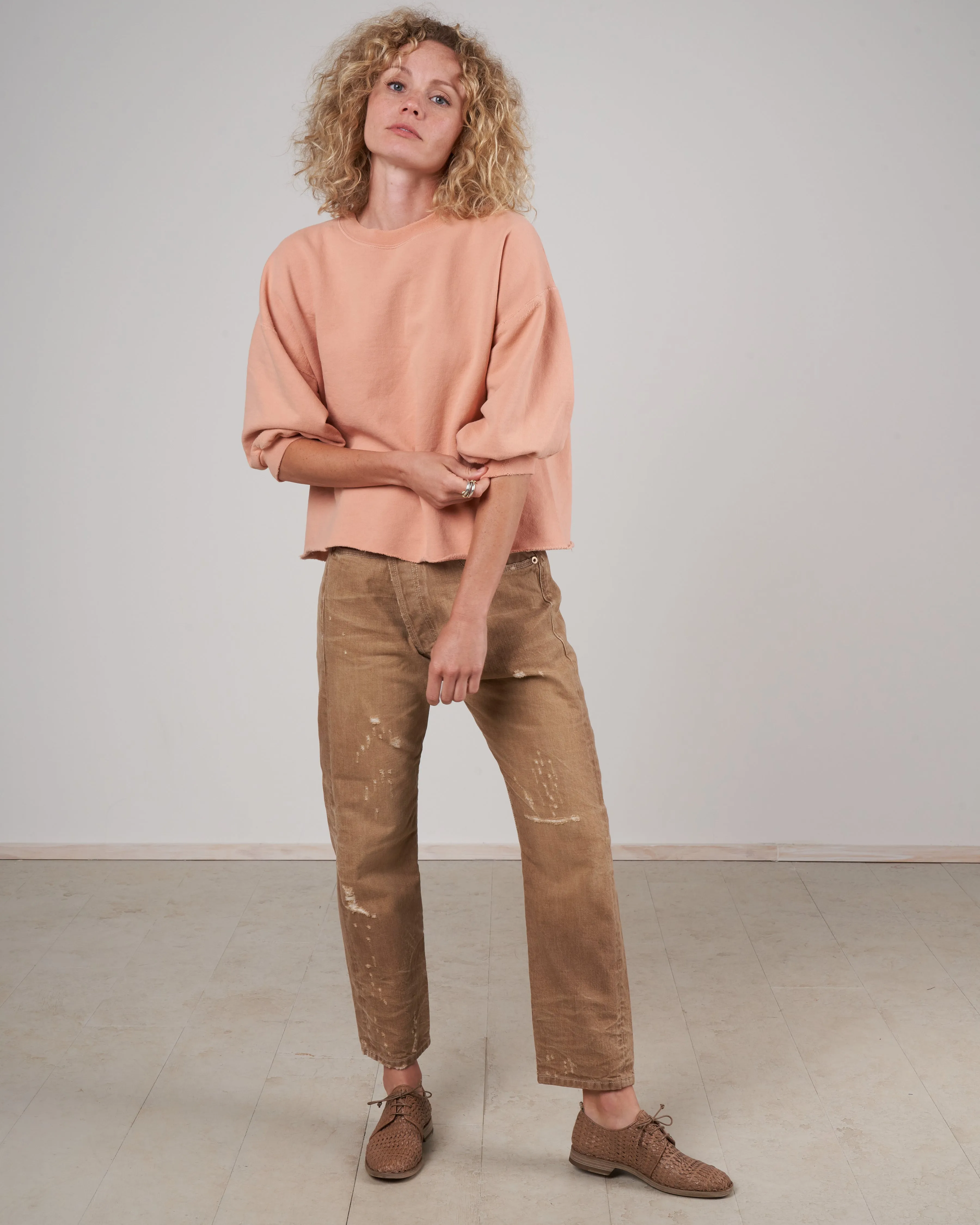 fond sweatshirt - peach