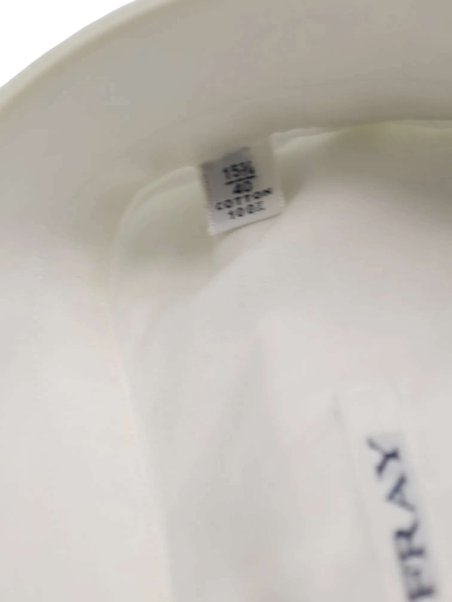 Fray White Wing Collar Cotton Tuxedo Shirt