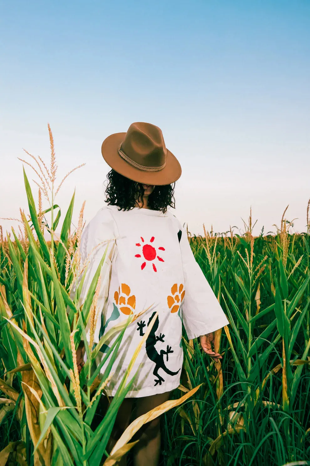 Free Jungle Handmade Linen Kimono