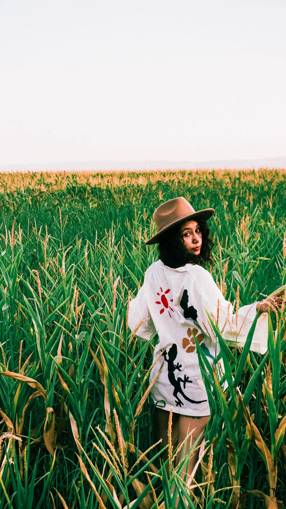 Free Jungle Handmade Linen Kimono