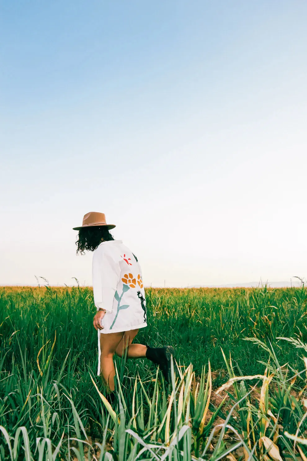 Free Jungle Handmade Linen Kimono