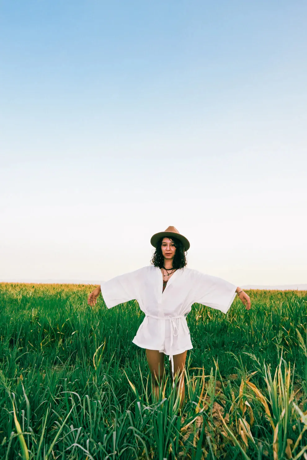 Free Jungle Handmade Linen Kimono