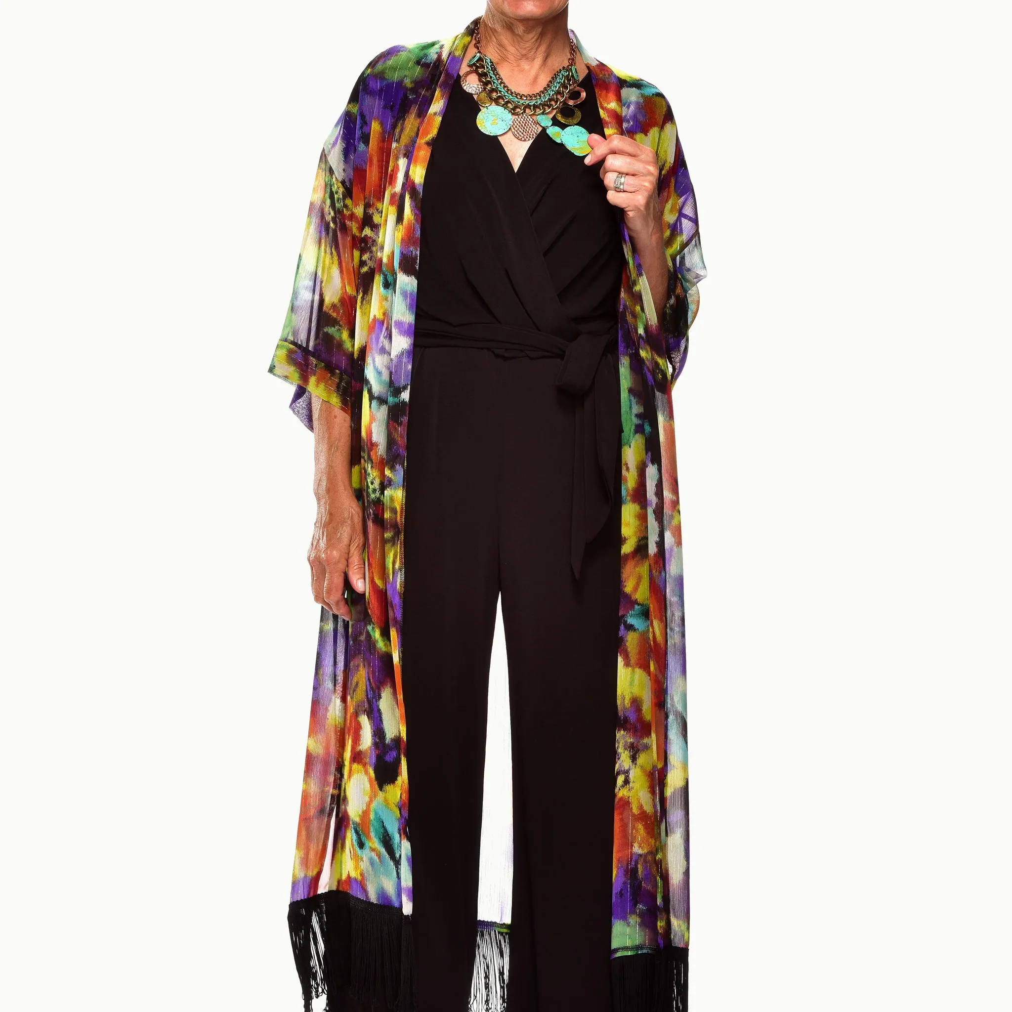 Fringed Kimono
