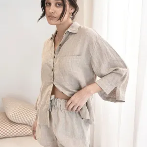 Fundamental Linen Shorts - Natural