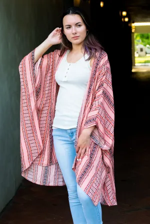 Gabriella Kimono- Coral