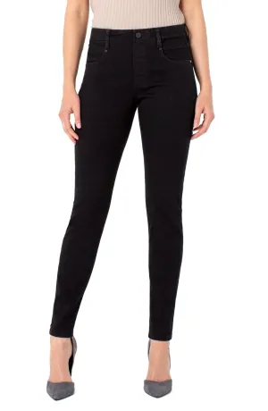 GIA GLIDER SKINNY IN BLACK RINSE 30"
