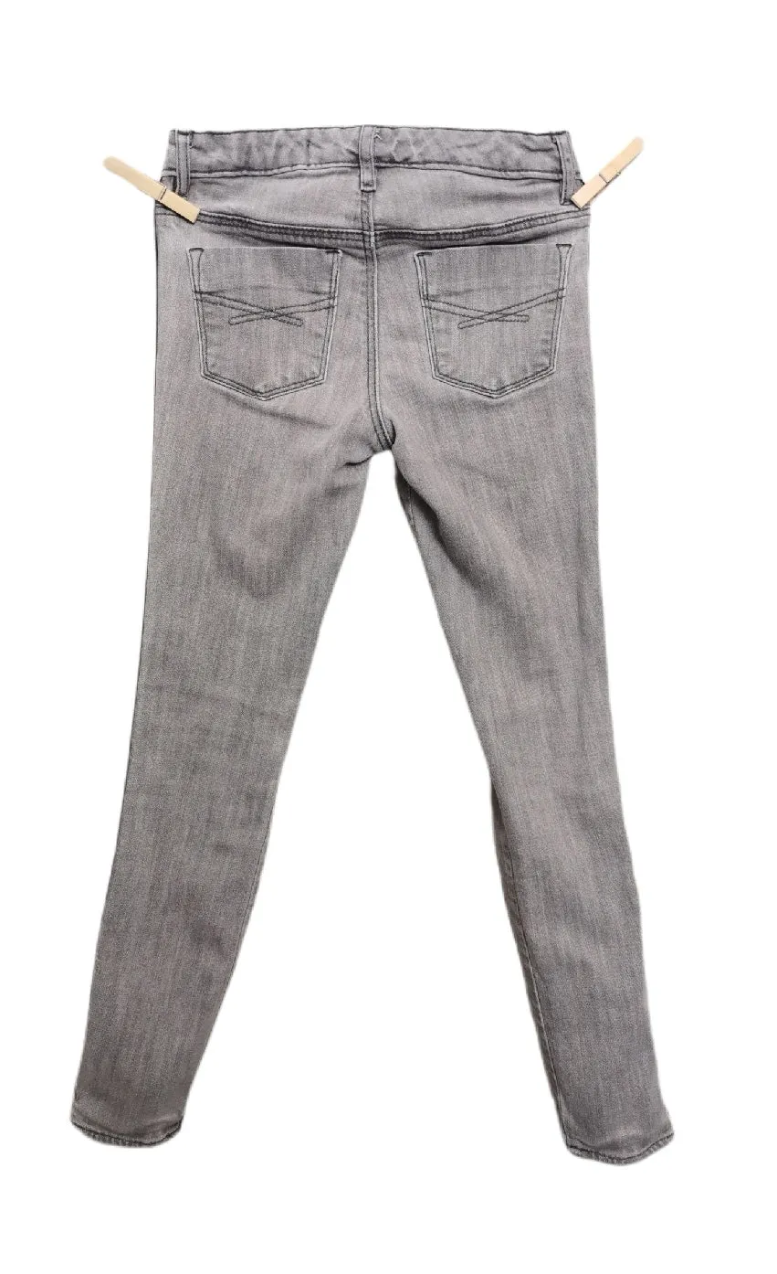 GIRL SIZE 8 YEARS - GAP Kids, Grey / Black Jegging 1969 EUC B4
