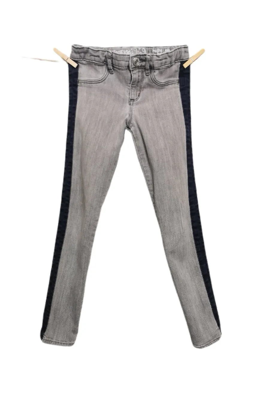 GIRL SIZE 8 YEARS - GAP Kids, Grey / Black Jegging 1969 EUC B4