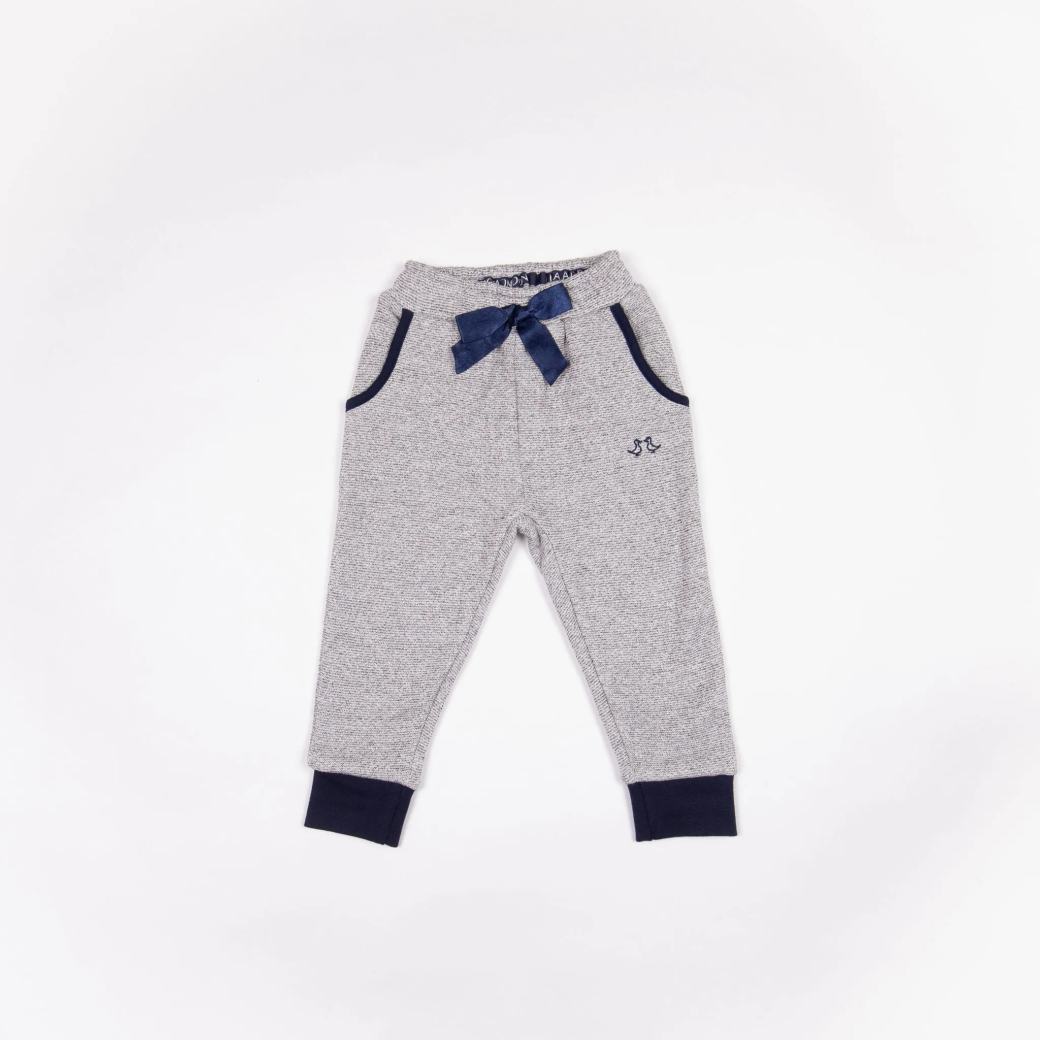 Girls Grey Jersey Lounge Set