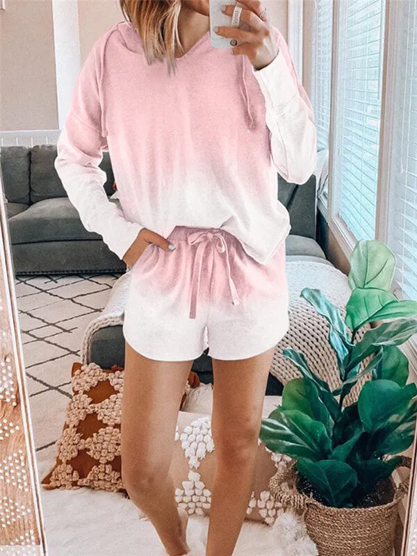 Gradient Hooded Loungewear