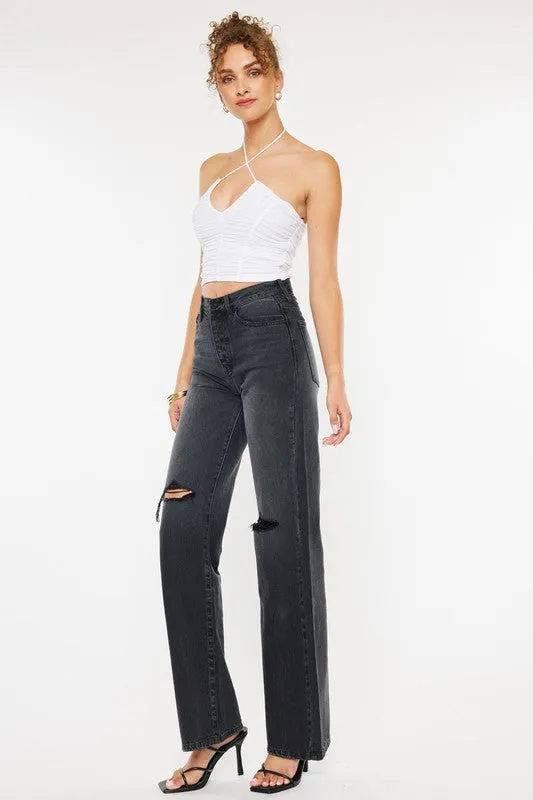 Gray Ultra High Rise Jeans (34" INSEAM)