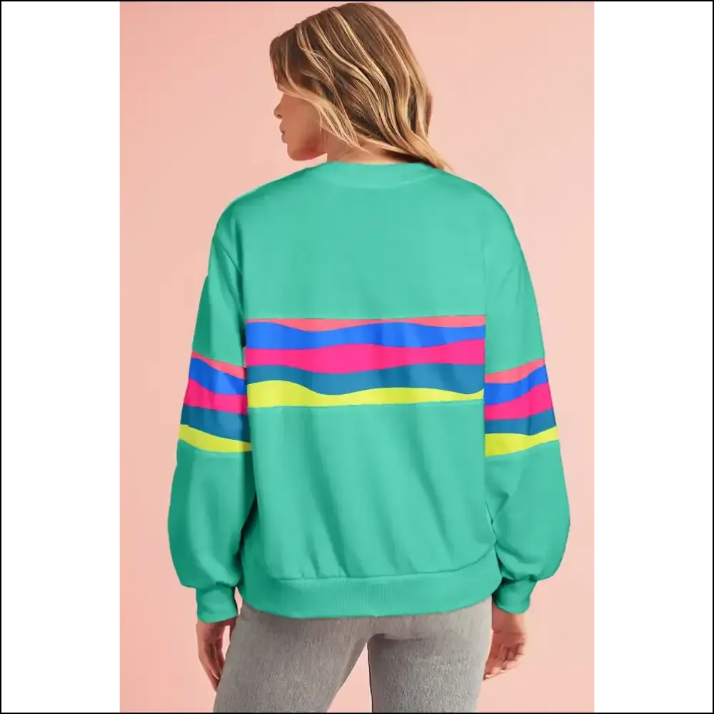 Green Striped Long Sleeve: Finally, a Top that Hides my Sins (and Looks Chic)! 💚 Needful Things