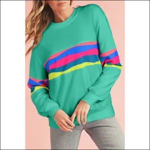 Green Striped Long Sleeve: Finally, a Top that Hides my Sins (and Looks Chic)! 💚 Needful Things