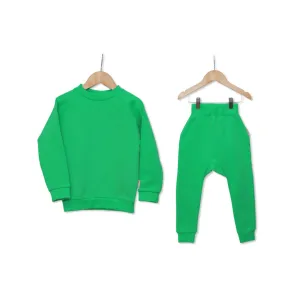 Green Sweatshirt and Joggers Co-Ord Set