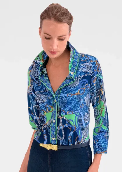 Gretchen Scott Designs Boyfriend Shirt - Ditto