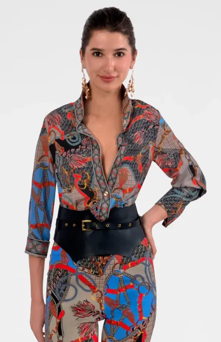 Gretchen Scott Designs Boyfriend Shirt - Ditto