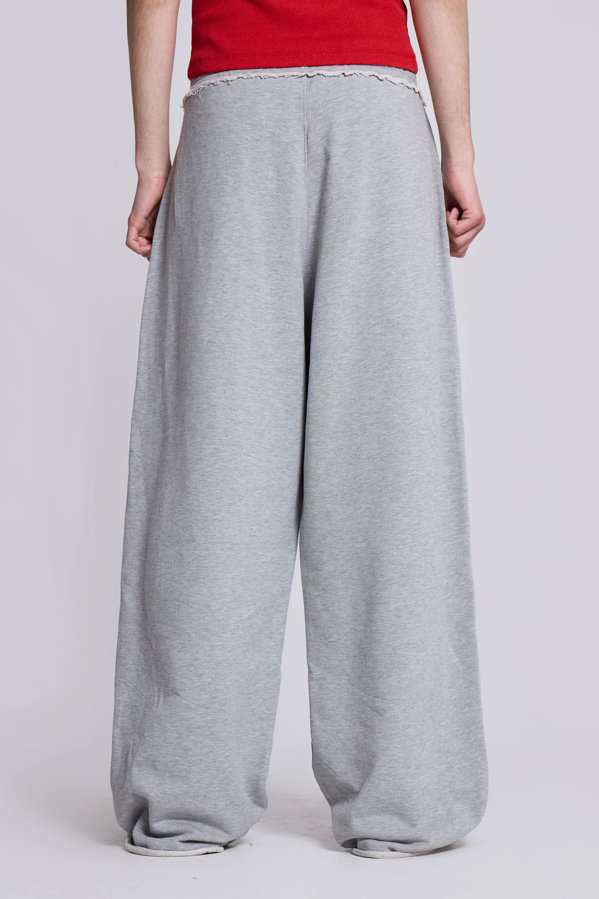 Grey Marl Baggy Monster Joggers