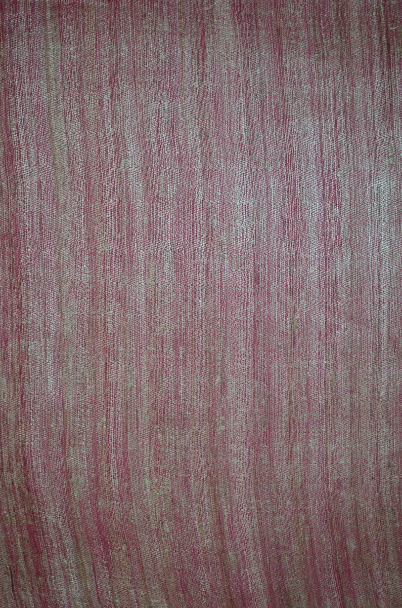 Handwoven Natural Yarn Dyed Pure  Spun Unfinished Muga Tussar Silk Fabric