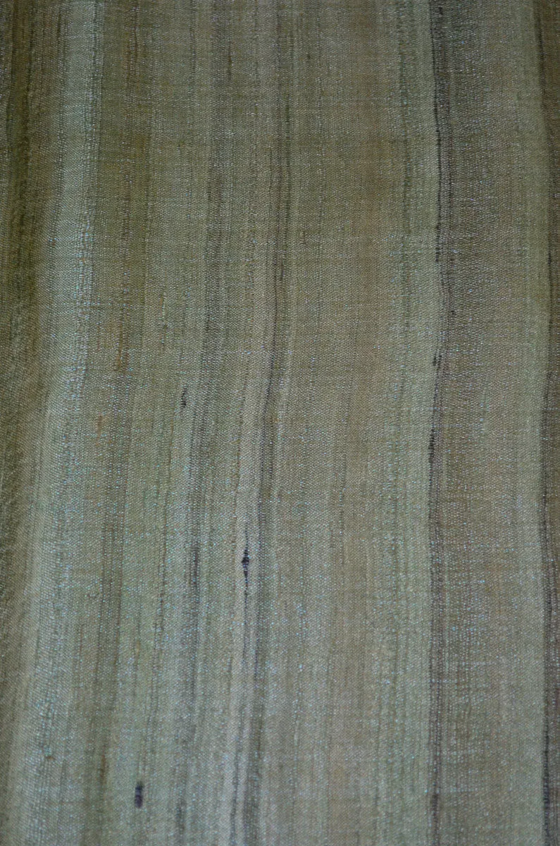 Handwoven Natural Yarn Dyed Pure Tussar Spun Silk  Fabric ( To buy a quantity of 1.5,2.5,3.5 please call us on 9930655009)