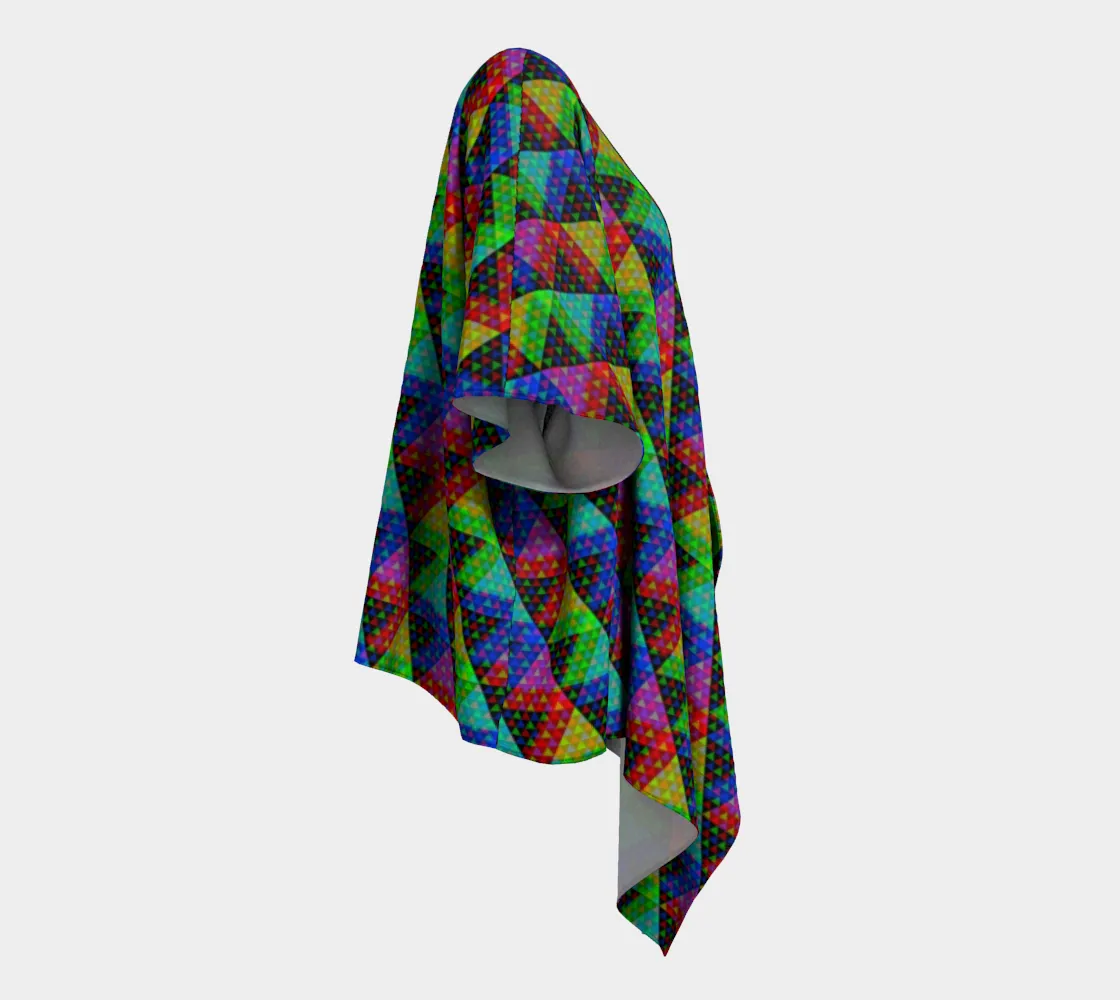 Harlequin Triangles Drape