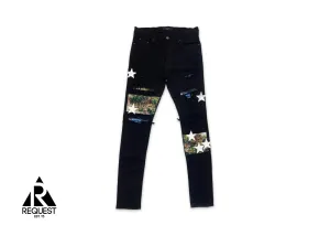 Hawaiian Art Patch Denim "Black"