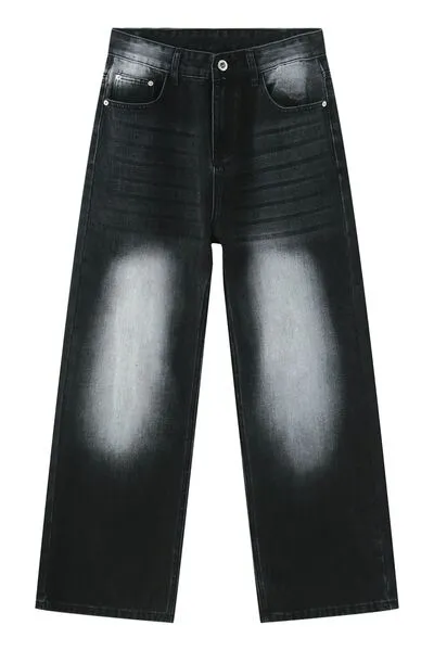 Hazel Blues® |  Mid Rise Jeans with Pockets