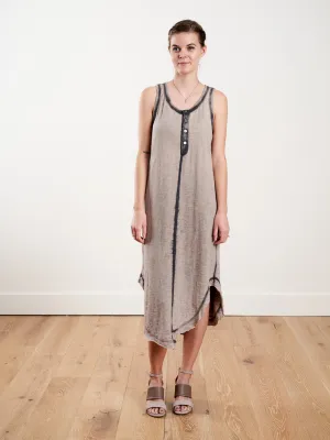 henley shifted midcalf dress - asphalt