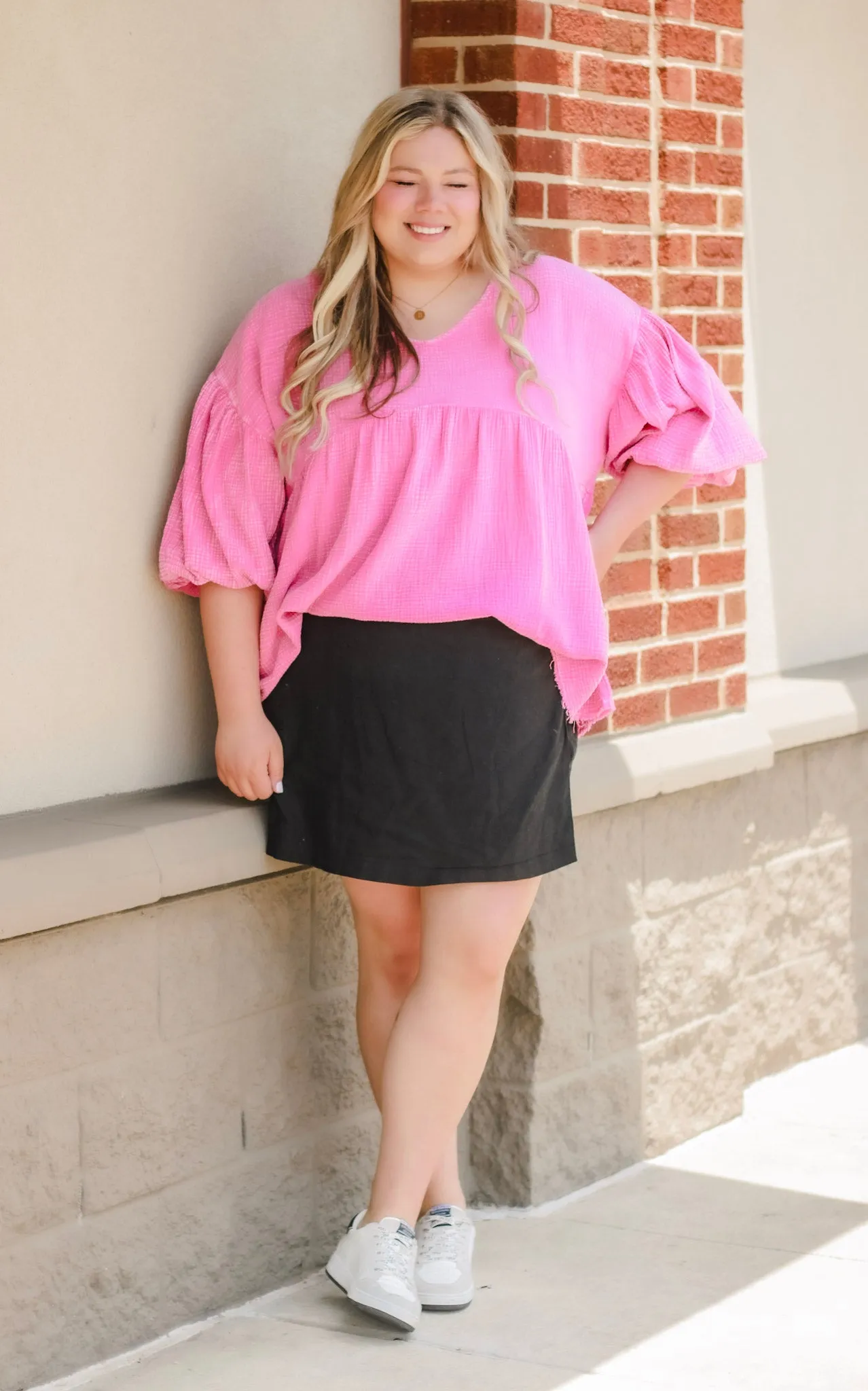 Hey!  Let's Party Blouse in Pink