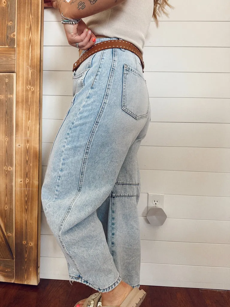 HORIZON BARREL JEANS