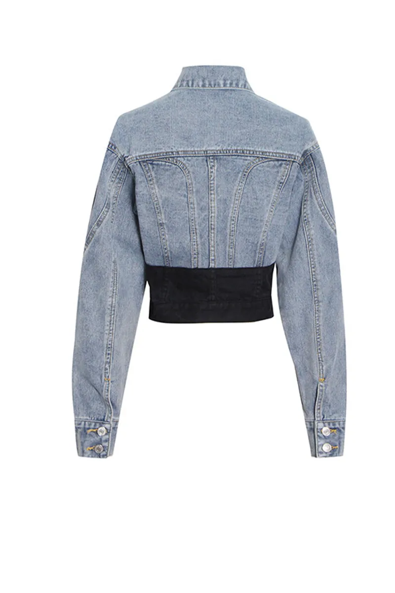 HUT1145 Denim Contrast Stitching Set