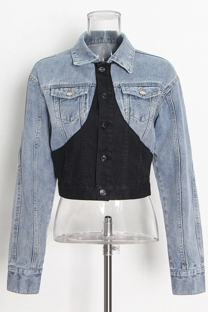 HUT1145 Denim Contrast Stitching Set