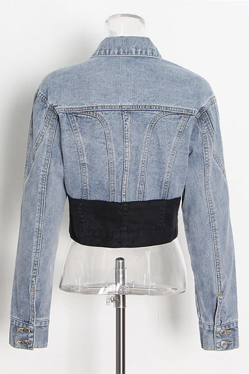 HUT1145 Denim Contrast Stitching Set