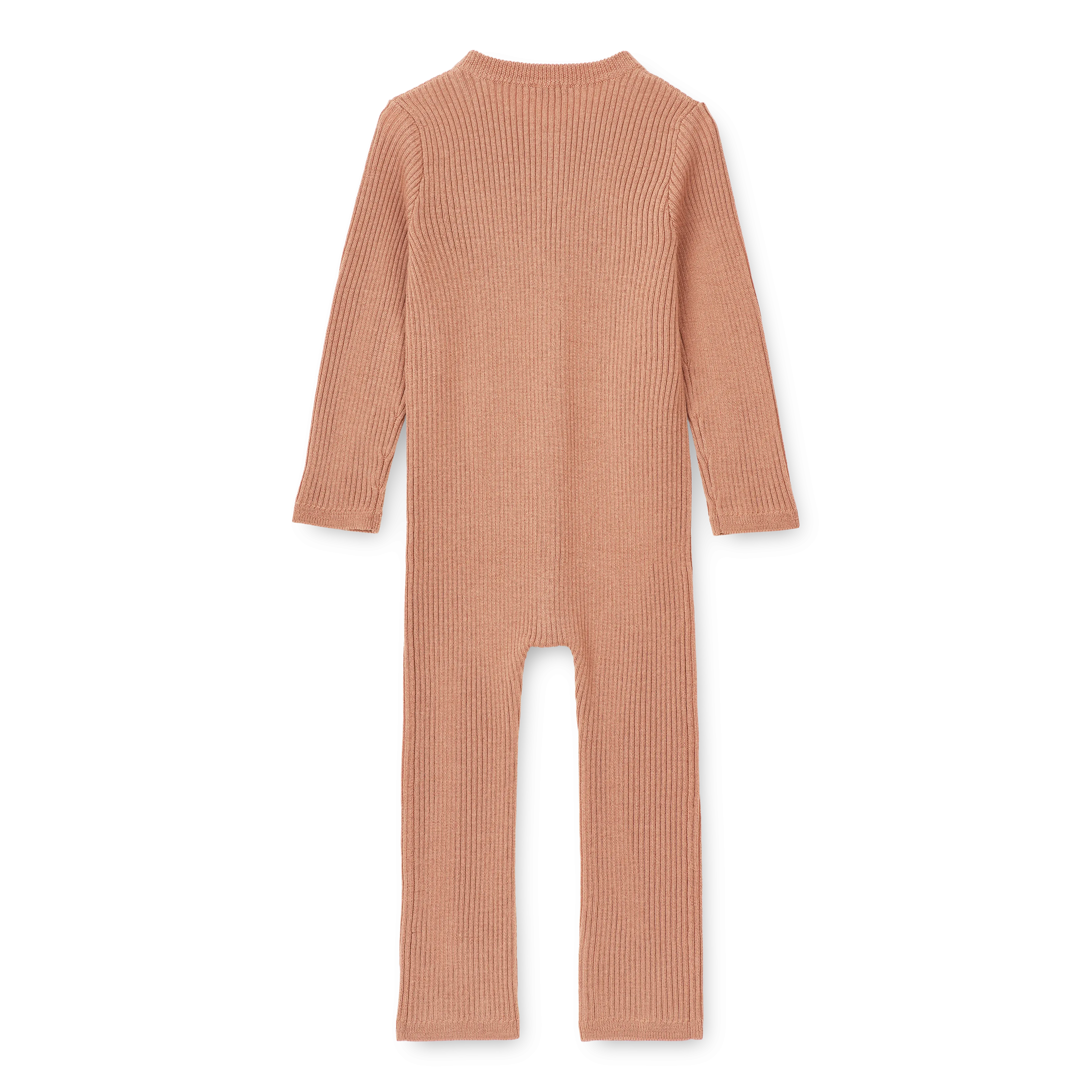 Igor Ribbed Merino Onesie (Tuscany Rose)