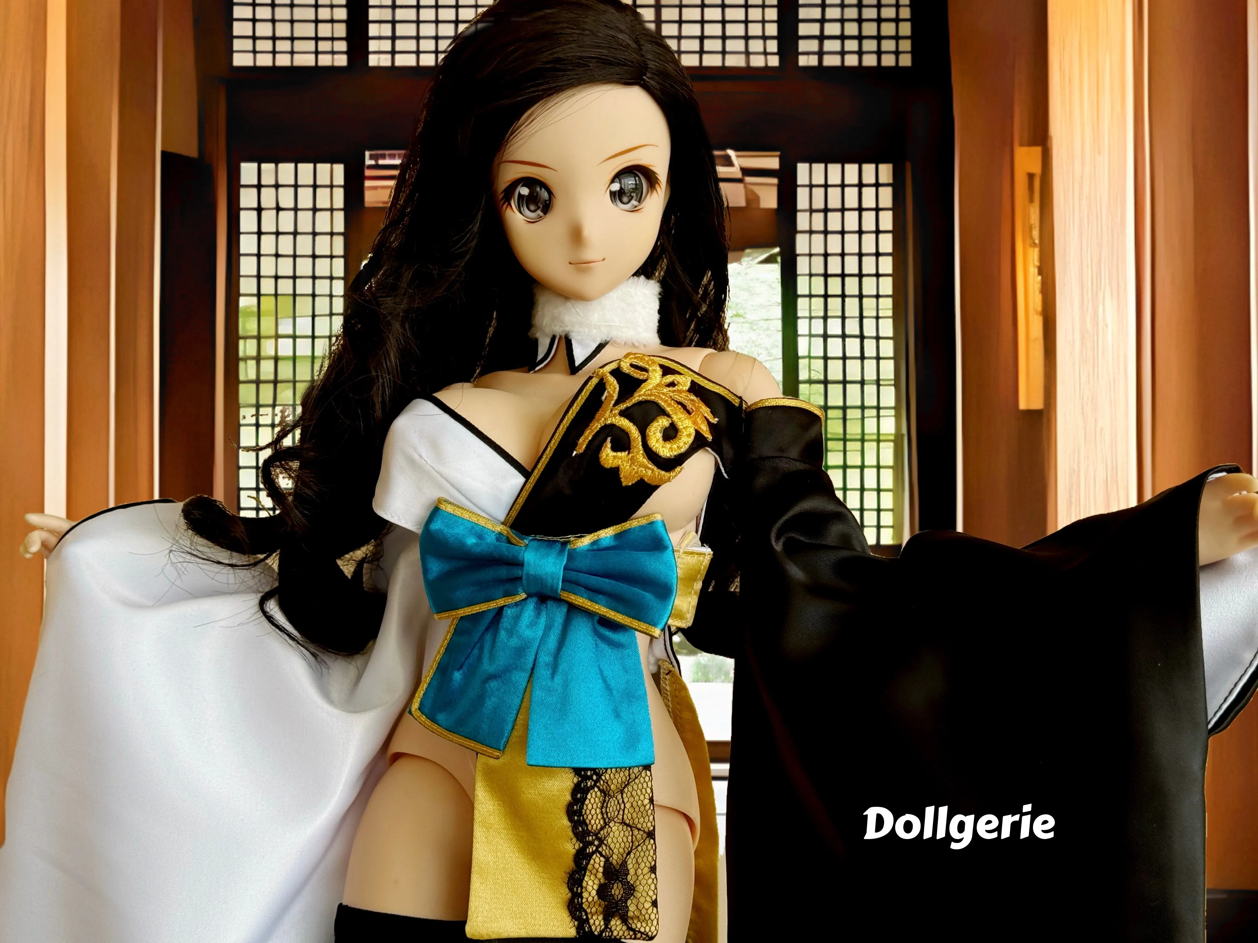 Imperial Shadow Kimono, made for XL/XXXL SmartDoll/DD