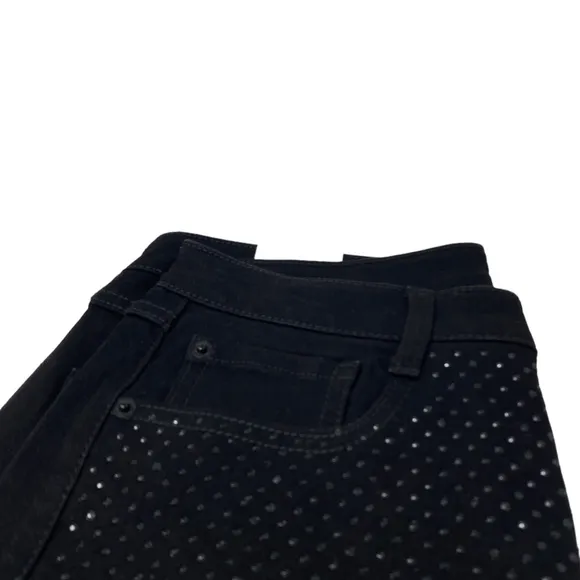IncDenim Women's Jeans Size 8/29 Deep Black Glam Outpost 733001756064