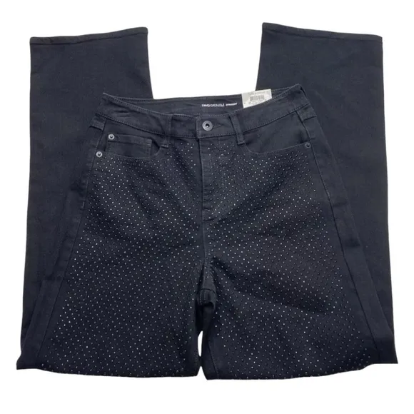 IncDenim Women's Jeans Size 8/29 Deep Black Glam Outpost 733001756064