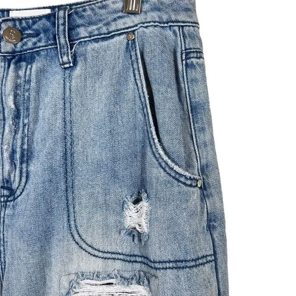 Insane Gene Slouch Vintage Patched Work Jeans