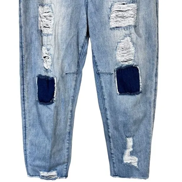 Insane Gene Slouch Vintage Patched Work Jeans