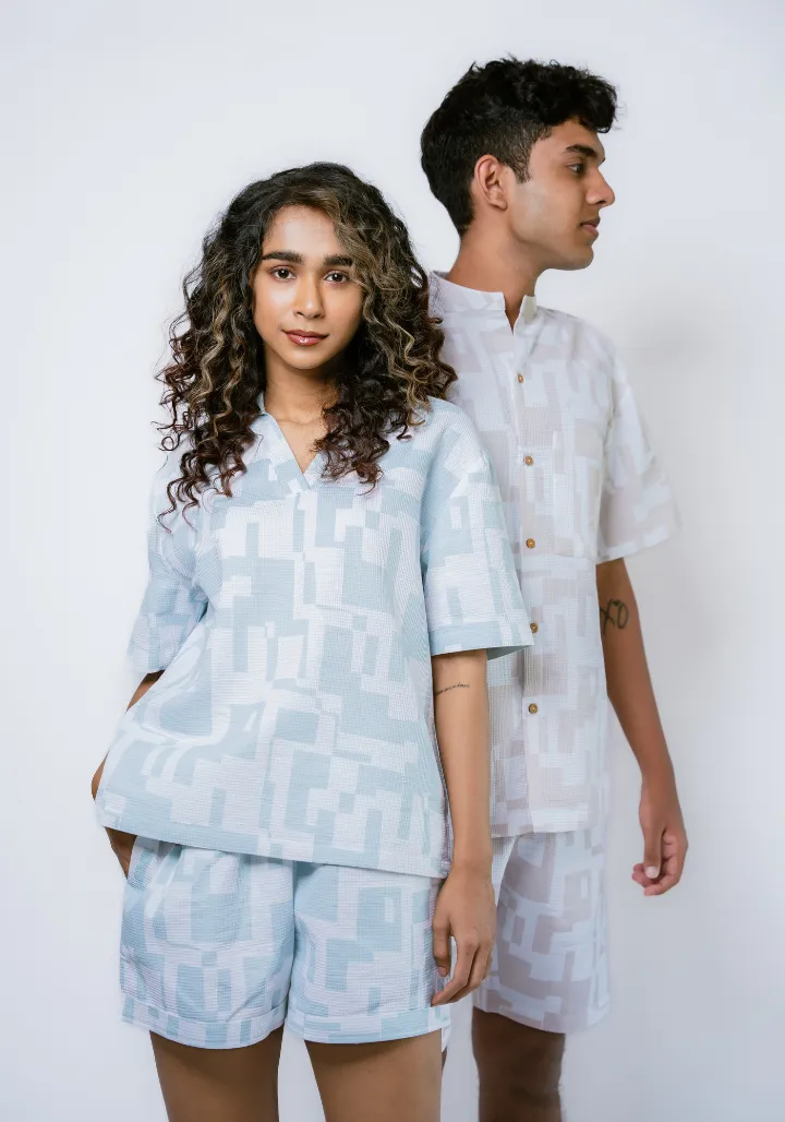 Ivory Maze – Men's Co-Ord Set