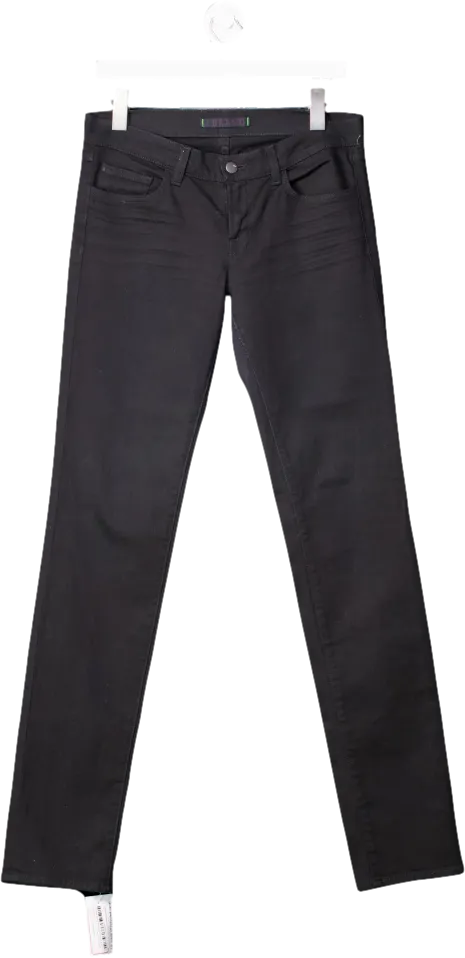 J Brand Black Mid Rise Jeans UK 8