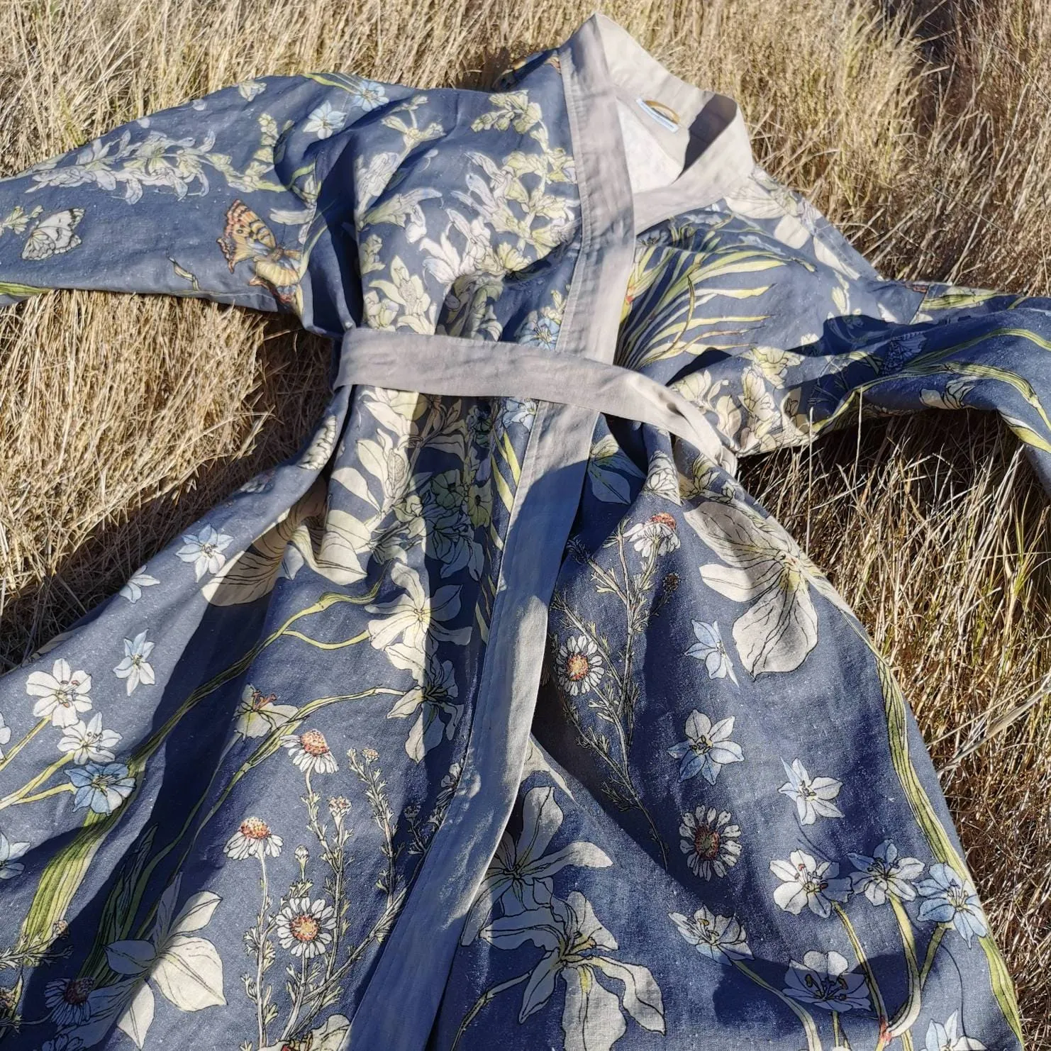 Japanese Kimono in hemp linen