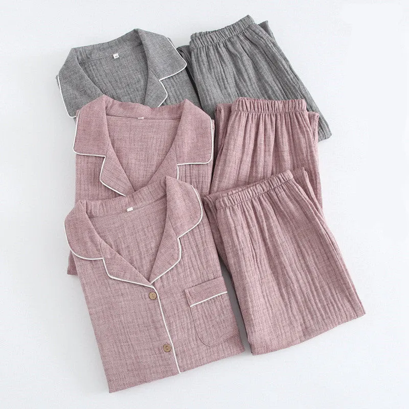 Japanese Unisex Casual Cotton Loungewear