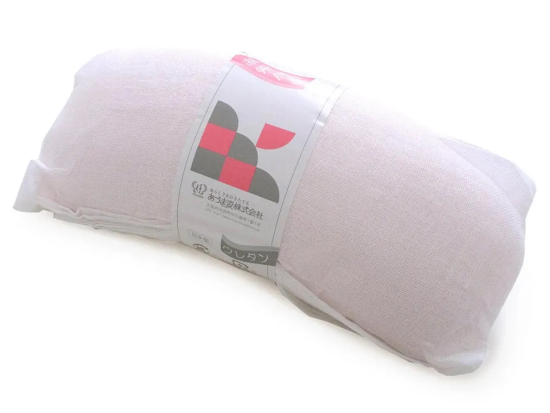 Japanese Women's STANDARD Obi-Makura (pillow) with Cotton Gauze Belt for Traditional Kimono and Yukata