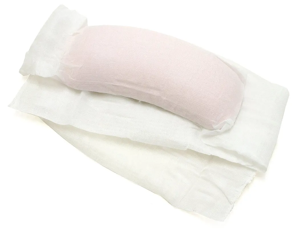 Japanese Women's STANDARD Obi-Makura (pillow) with Cotton Gauze Belt for Traditional Kimono and Yukata