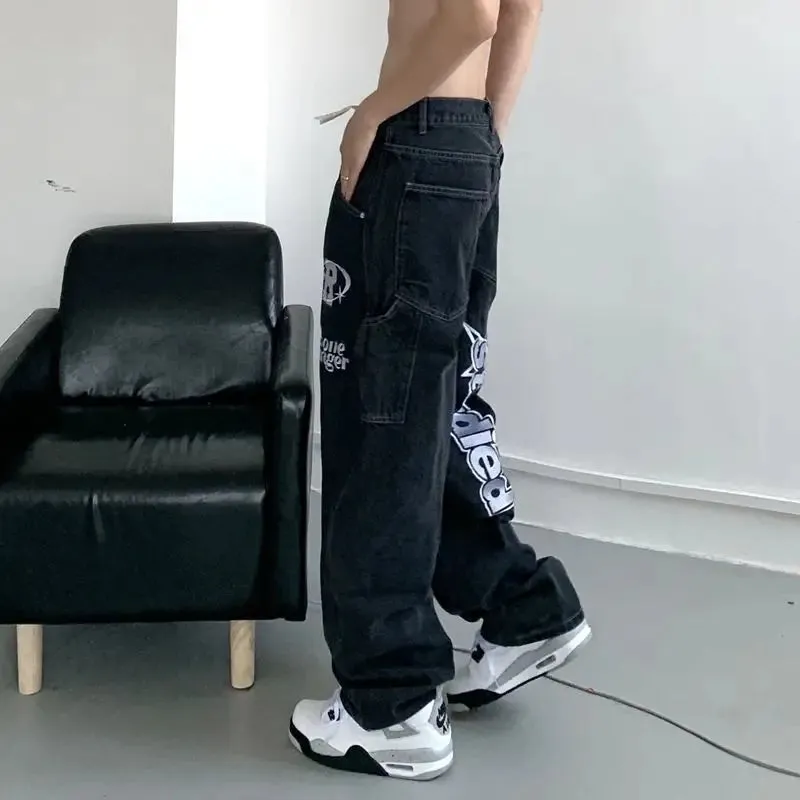 Jean Cyber Y2K Baggy pour Streetwear