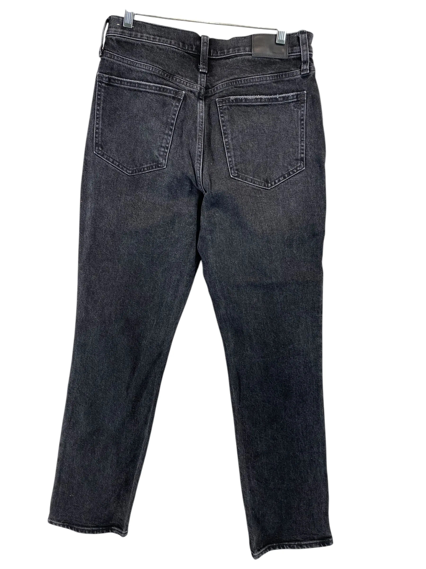 Jeans Boot Cut By Madewell In Black Denim, Size: 28